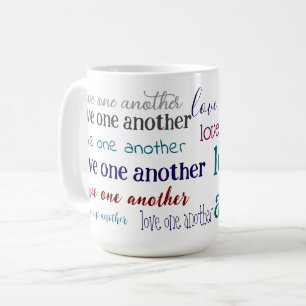 Liebt einander Kaffeetasse