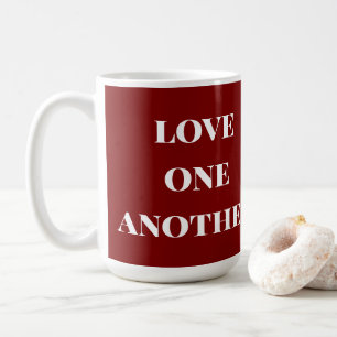 Liebt einander Kaffeetasse