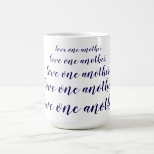 Liebt einander Kaffeetasse