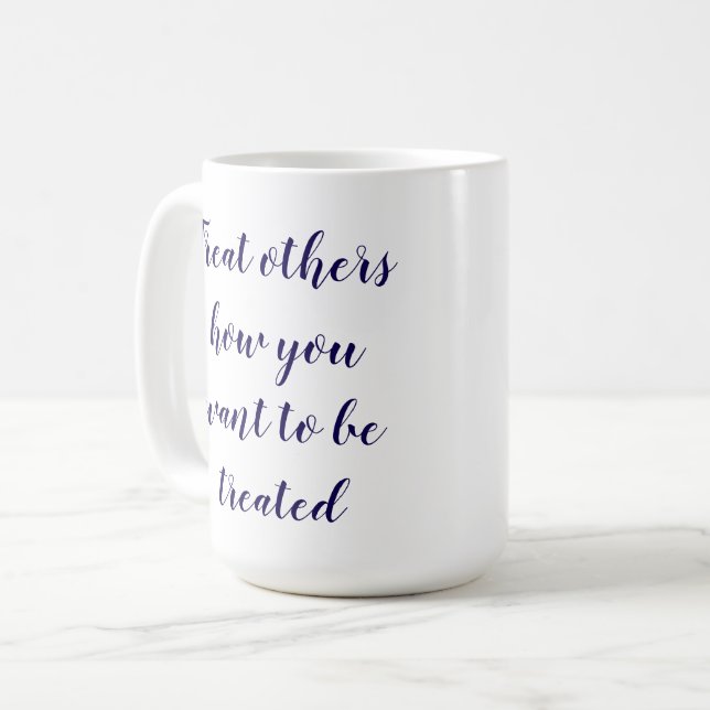 Liebt einander  Kaffeetasse (Vorderseite Links)