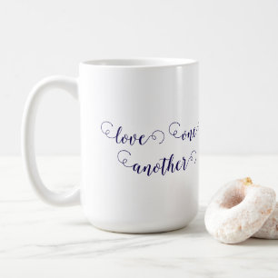 Liebt einander Kaffeetasse