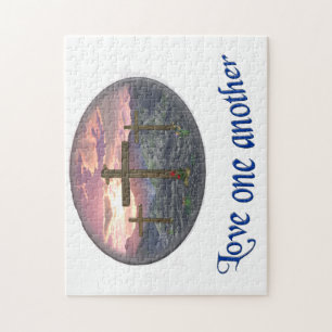 Liebt einander puzzle