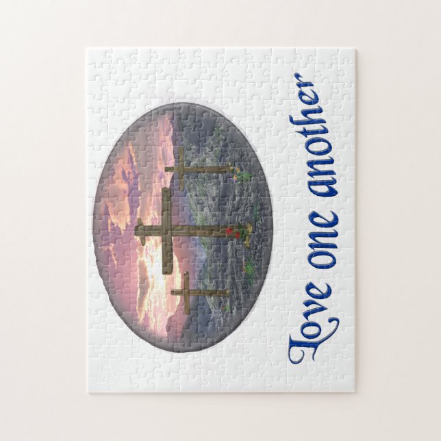 Liebt einander puzzle (Vertikal)