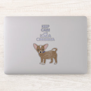 Liebt einen Chihuahua Aufkleber