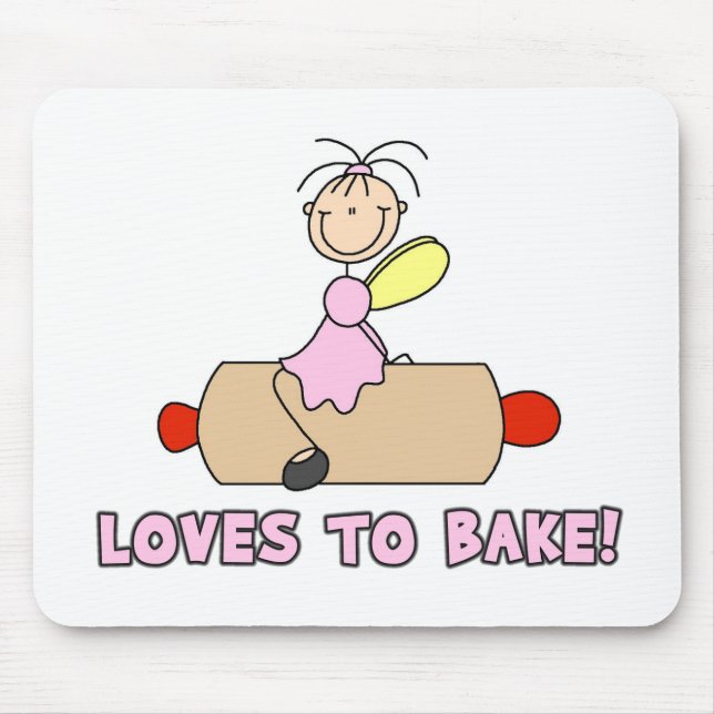 Liebt es, Mousepad zu backen (Vorne)