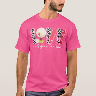 Liebt Golf Oma Leben Golf Spieler Oma Golferin T-Shirt