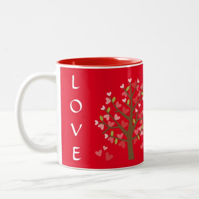 LIEBT IHNEN GESCHENKOLLEKTION ZWEIFARBIGE TASSE (Links)