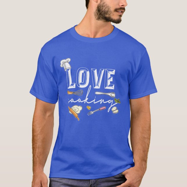 Liebt Kochen vintage T-Shirt (Vorderseite)