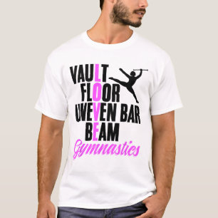 Liebt Turnen Handstand Turner Turnen Trainer T-Shirt
