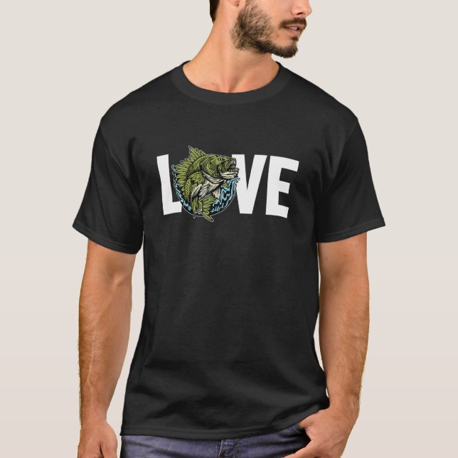 Liebt Zander-Haken Köder Experte Walleye-Angeln T-Shirt (Vorderseite)