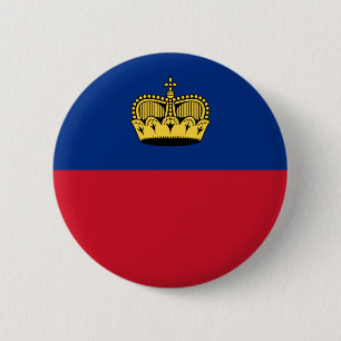 Liechtenstein-Flagge Button