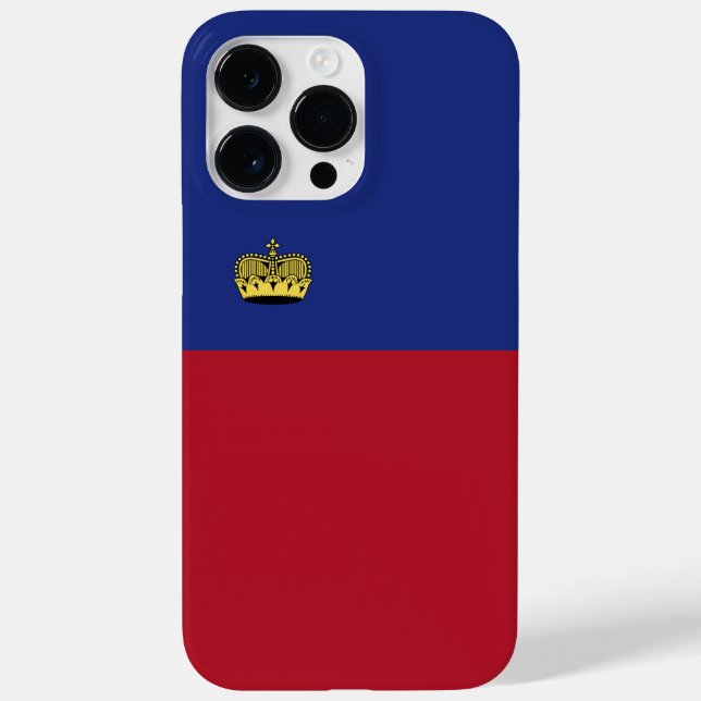 Liechtenstein-Flagge Case-Mate iPhone Hülle (Rückseite)