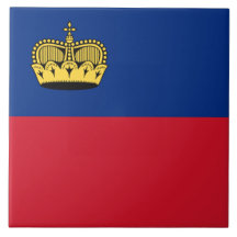 Liechtenstein-Flagge