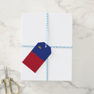 Liechtenstein-Flagge Geschenkanhänger