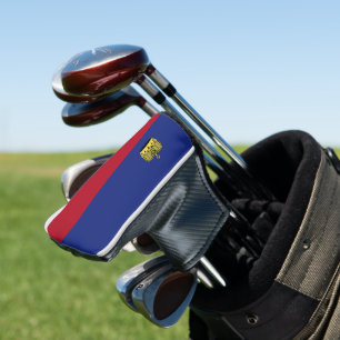 Liechtenstein-Flagge Golf Headcover
