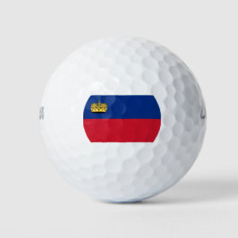 Liechtenstein-Flagge Golfball