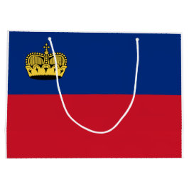 Liechtenstein-Flagge Große Geschenktüte