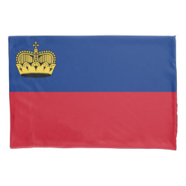 Liechtenstein-Flagge Kissenbezug