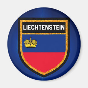 Liechtenstein-Flagge Magnet