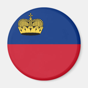 Liechtenstein-Flagge Magnet