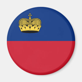 Liechtenstein-Flagge Magnet