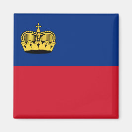 Liechtenstein-Flagge Magnet