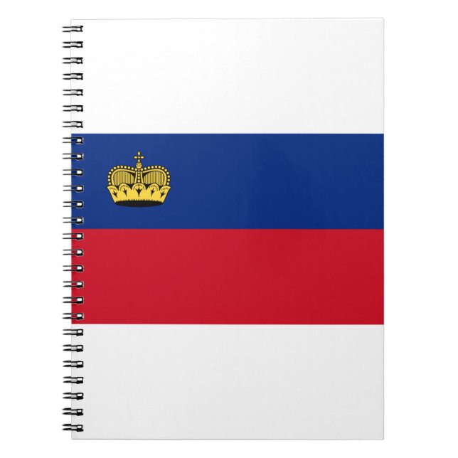 Liechtenstein-Flagge Notizblock (Vorderseite)