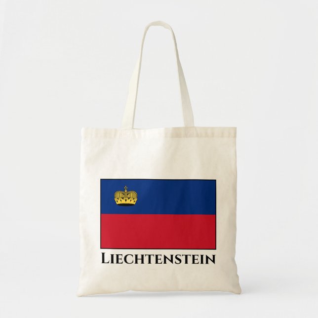 Liechtenstein-Flagge Tragetasche (Vorne)