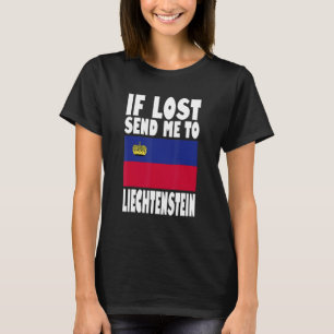Liechtenstein-Flaggen-Design Wenn verloren, schick T-Shirt