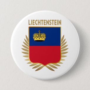 Liechtenstein-Flaggenschild Button