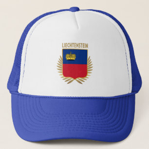 Liechtenstein-Flaggenschild Truckerkappe