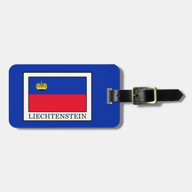 Liechtenstein Gepäckanhänger (Vorderseite horizontal)