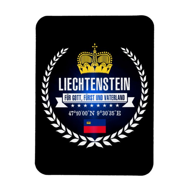 Liechtenstein Magnet (Vertikal)