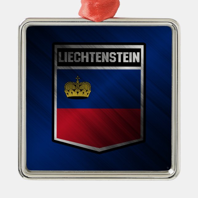 Liechtenstein Ornament Aus Metall (Vorne)