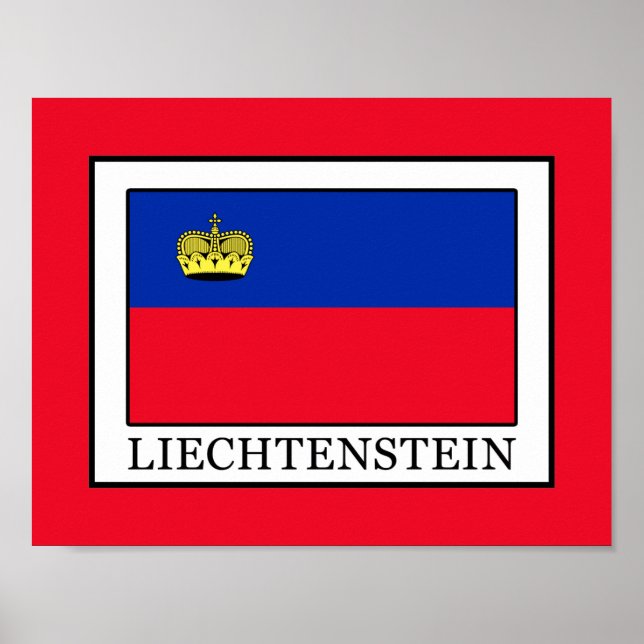 Liechtenstein Poster (Vorne)