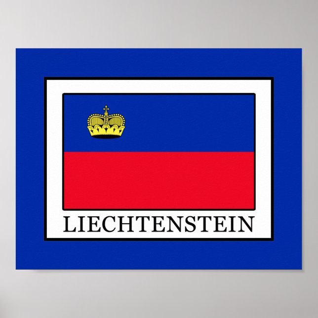 Liechtenstein Poster (Vorne)