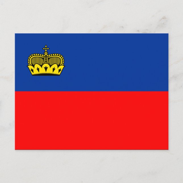 liechtenstein postkarte (Vorderseite)