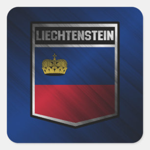Liechtenstein Quadratischer Aufkleber