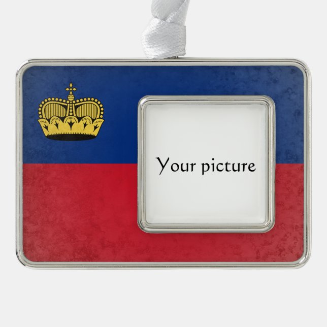 Liechtenstein Rahmen-Ornament Silber (Vorderseite)
