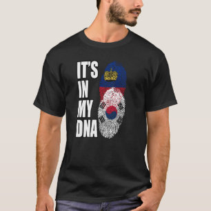 Liechtenstein und Südkorea - DNA-Heritage Fl T-Shirt