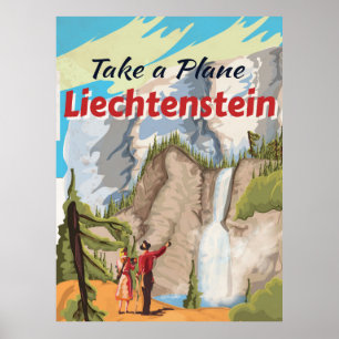 Liechtenstein Vintage Travel Poster