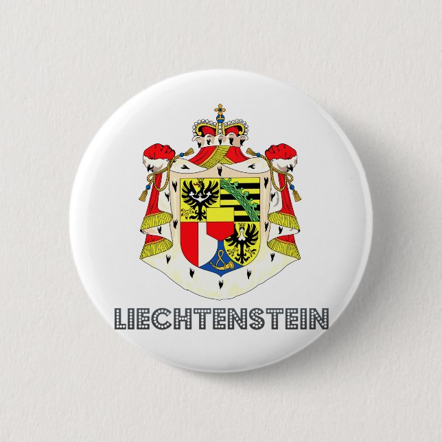Liechtenstein-Wappen Button (Vorderseite)