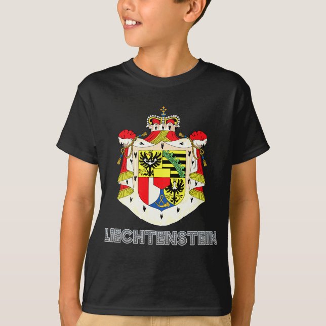 Liechtenstein-Wappen T-Shirt (Vorderseite)