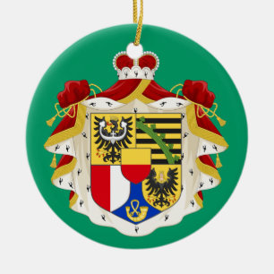 Liechtenstein* Weihnachtsverzierung Keramikornament