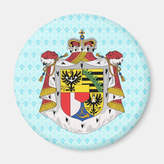 liechtensteinische Wappen im Detail Magnet (Vorne)