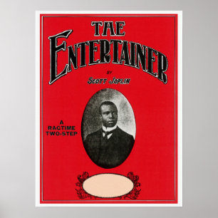 Lied-Blatt-Abdeckung Scotts Joplin Poster