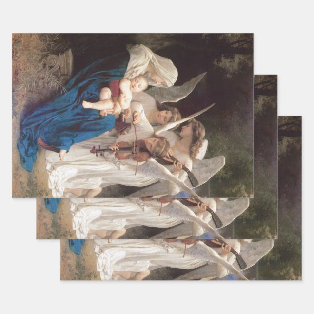 Lied der Engel (1881) von Bouguereau Geschenkpapier Set (Set)