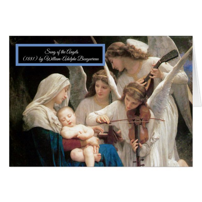 Lied der Engel Bouguereau (Vorderseite (Horizontal))