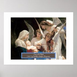 Lied der Engel Bouguereau Poster