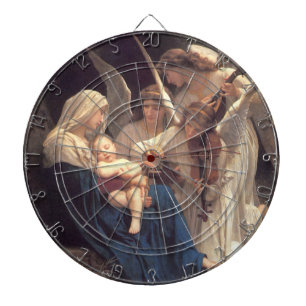Lied der Engel (Vintage Art) Dartscheibe